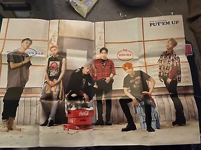 B.A.P 2016 Put’em Up Album Folded Poster • $2