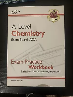 A-Level Chemistry: AQA Year 1 & 2 Exam Practice Workbook - Includes Answers... • £5