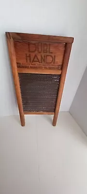 Vintage Dubl Handi Washboard Columbus Washboard Co. Double Sided 18  • $12.99