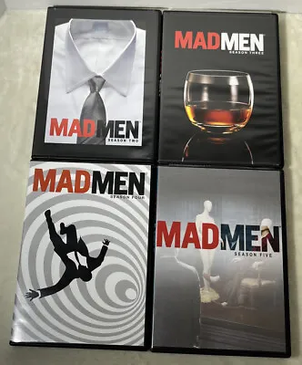 Mad Men Lot Of 4 DVD TV Seasons 2-5 Lionsgate Jon Hamm Elizabeth Moss • $24.48