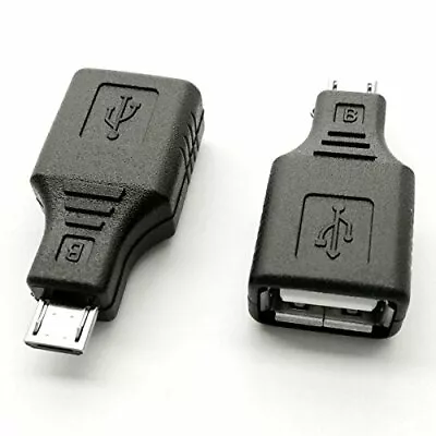 USB 2.0 Micro USB Male To USB Female OTG Adapter 2 Pack • $7.71