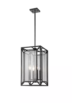 Z-Lite Braum 4 Light 10-19/32  Wide Pendant Model: 6005-4BRZ • $203.99