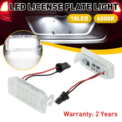 Pair LED License Plate Light Rear Tag Lamp Assembly For 2011-2019 Ford Explorer • $12.79