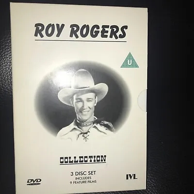 Roy Rogers Collection DVD  - 3 Discs 9 Films ‘King Of The Cowboys’ Vgc • £1.99