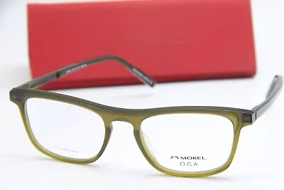 New Morel Oga 10176o Vn09 Olive Black Authentic Eyeglasses W/case 53-19 • $132.61