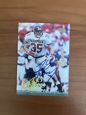 ZACH THOMAS Texas Tech 1996 Visions Signings Autograph SP RC AUTO Signed /390 • $75