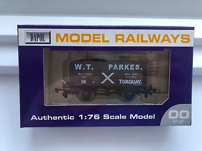 £8.50 • Buy Dapol W.T.Parkes Coal Wagon Wessex Wagons Limited Edition OO Gauge