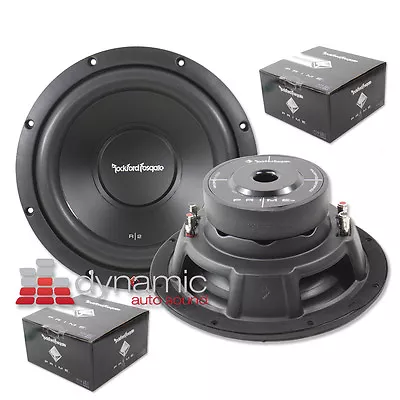 (2) Rockford Fosgate R2D4-10 Prime Series 10  Dual 4-Ohm Subwoofers DVC Sub NEW • $179.98