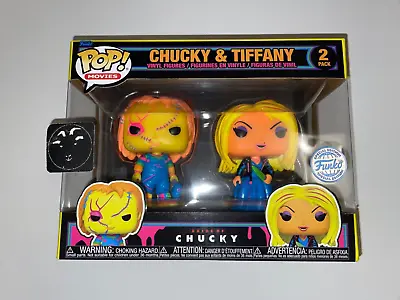 Child's Play 4: Bride Of Chucky - Chucky & Tiffany Black Light US Pop! Vinyl • $43.95