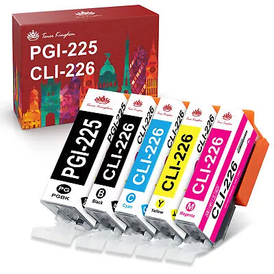 1-5 Pack PGI-225 CLI-226 Ink Cartridges For Canon PIXMA MG5120 MG5220 MG5320 • $7.50