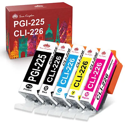 5x PGI-225 PGI225 CLI-226 Ink For Canon 225 Pixma MG8120 MG8220 MG6120 MG6220 • $6.75