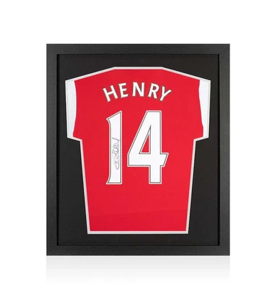 Framed Thierry Henry Signed Arsenal Shirt: Home 2021-22 - Compact Autograph • £484.99