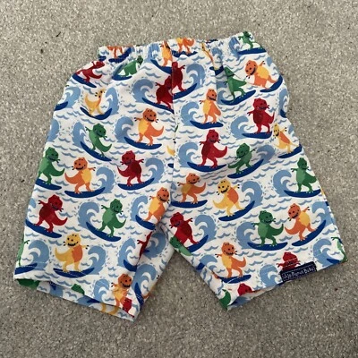 £3 • Buy Jojo Maman Bebe 0-3 Months Dinosaur Swim Shorts