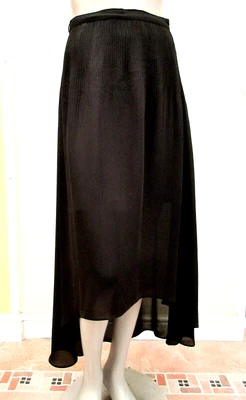 £5.95 • Buy Papaya Weekend - Womens Hi-Lo Skirt Size 8 - Black Chiffon Short Lining