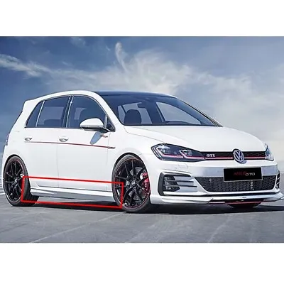 For Vw Golf 7/7 FL Ottinger Side Skirts Diffusers Threshold Protector 2012-2019 • $170