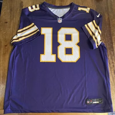 2023 NIKE Justin Jefferson Throwback Minnesota Vikings 2XL Jersey • $65