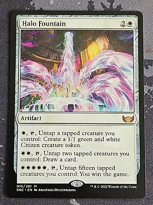 MTG Halo Fountain Streets Of New Capenna 015/281 Regular Mythic • £4