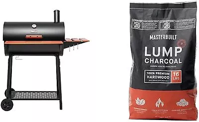 Royal Gourmet 30 Barrel Charcoal Grill Bundle 16 Lbs Masterbuilt Lump Charcoal • $129.78