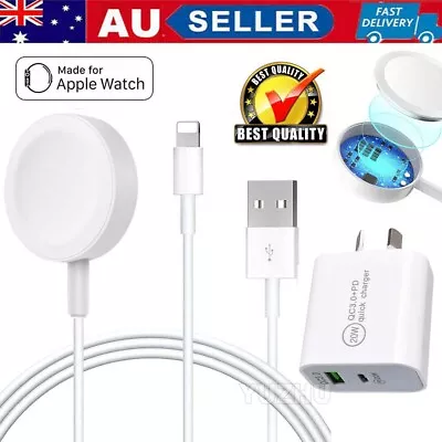 For Apple Watch IWatch 9 8 7 6 5 4 2 1 Magnetic Charger Fast Charging Cable Aus • $9.99