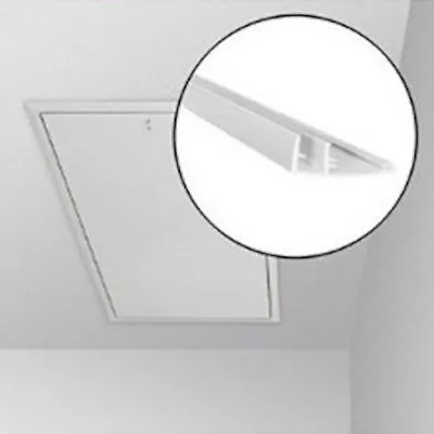 Loft Ladder White PVC Ceiling Lining 70x120cm Hatch Lining Trim Kit For Optistep • £48.95