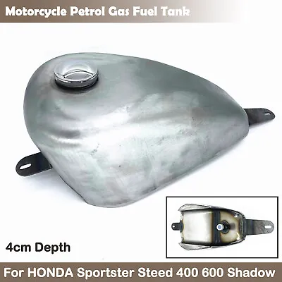 Petrol Gas Fuel Tank For HONDA Steed 400 600 Shadow VT600 DN 4cm Depth • $156.75