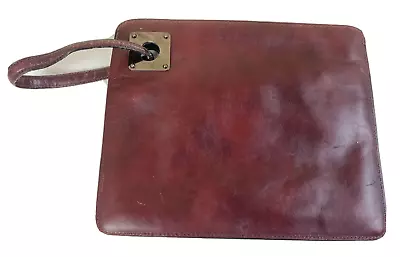 Vintage Stylish Anne Klein Maroon Clutch Purse Handbag With Wrist Strap • $9.98