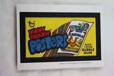 Wacky Packages Old School 4 Posters Landscape Red/Blue On Yellow Sticker • $1.74