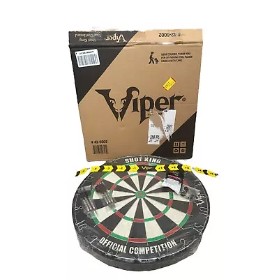 Viper Shot King Sisal Dartboard 42-6002 New Factory Sealed • $50