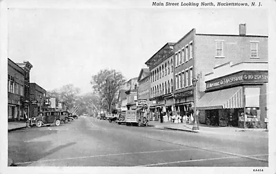 Hackettstown NJ New Jersey Postcard Main Street • $8.50