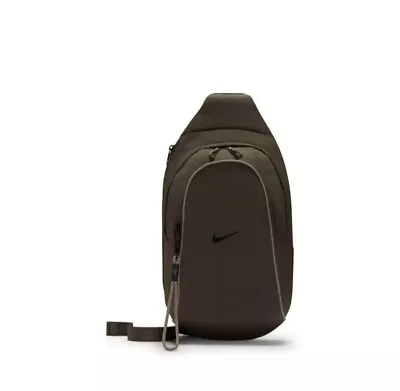 $69.90 • Buy Nike Sportswear Essentials Sling Bag Man's Gym Travel Backpack Stone DJ9796-004