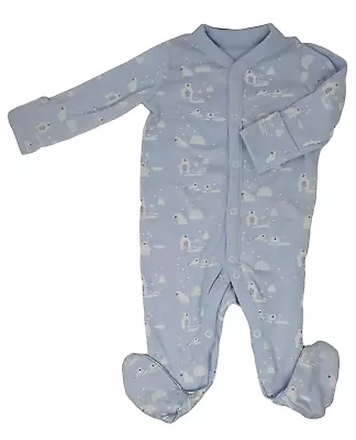 Ex Mothercare Babygrow Sleepsuit Polar Bears NB 1m And 9-12 CLEARANCE Xmas NEW • $6.30