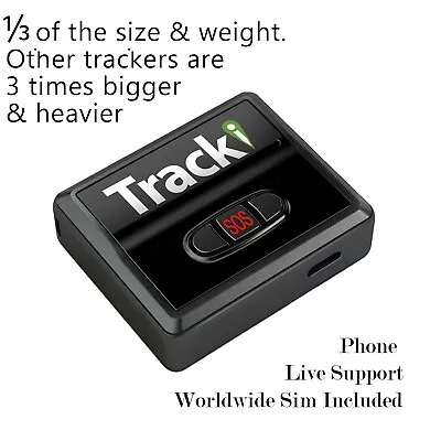 Tracki 4G GPS Tracker Vehicles Tracking Device Car Kids Mini Magnetic Real Time • $16.45