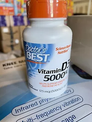 Doctor's Best Vitamin D3 5000 IU Softgels 180 Ct • $11.99