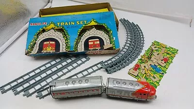 Vintage ALPS Japan Santa Fe Battery Operated Train Set Complete W/ Box • $74.99