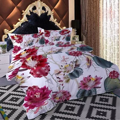 Petal Dandelion 3D Printing Duvet Quilt Doona Covers Pillow Case Bedding Sets • £92.43