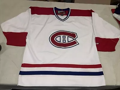 New Pro Player Montreal Canadians Jersey Mens Large NHL Clean Vintage NWOT • $80