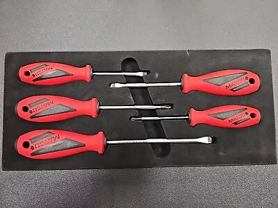 Matco 5 Pc Top Torque II Premium - Red Screwdriver Set • $61.75