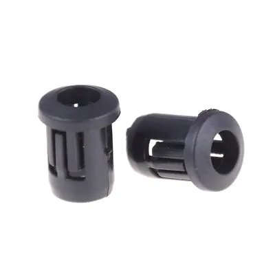$7.49 • Buy 50x Set 5mm LED Holder Bezel Socket Hole Mounting Bracket Plastic Black Snap-In