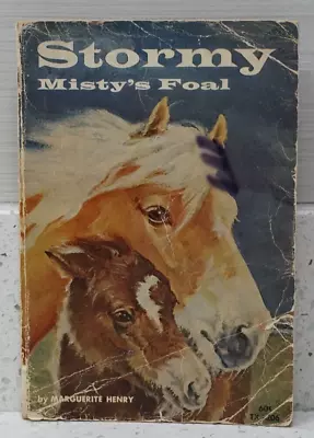 Marguerite Henry Stormy Misty's Foal 1968 Scholastic Horse Adventure Paperback • $3.99