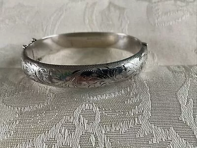 Vintage LIBERTY & CO Sterling Silver Bangle Bracelet • £55