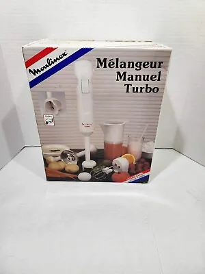 Moulinex Hand Blender Turbo Mixer 071 Juicer Masher Soups Drinks Sauces France • $77.99