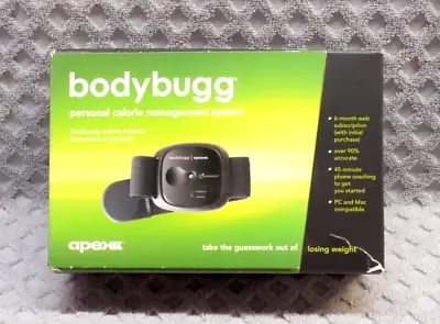 $10 • Buy Apex Bodybugg Calorie Management System Weight Loss Arm Band New Open Box