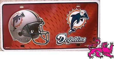 NFL Aluminum License Plate Miami Dolphins NEW • $19.99