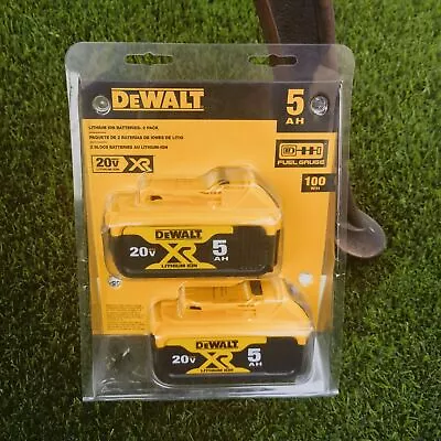 £93.60 • Buy 2 PCS Dewalt DCB205 20V 5Ah XR Li-ion Slide Lithium Ion Battery