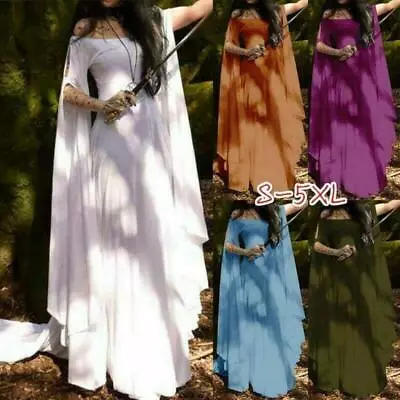 European Renaissance Medieval Dress Carnival Halloween Costume Purim Festival Sz • $24.17