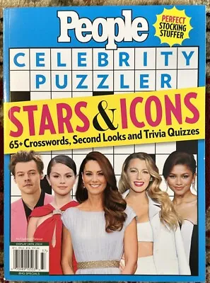 People Magazine STARS & ICONS  65+ Celebrity Puzzler Crosswords  And More • $7.99