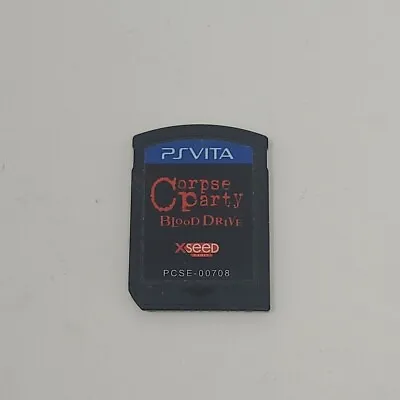 Corpse Party: Blood Drive (PS Vita Sony PlayStation Vita 2015) Cart Only Game • $39.16