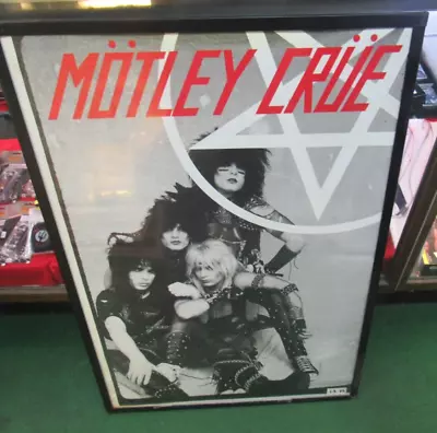 Motley Crue Poster New 2023 Rare  Collectible Oop • $14.99