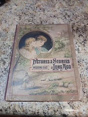 Vintage  Pictures And Stories Of Long Ago  Bible Story Book • $5