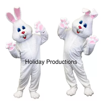 Deluxe Professional Easter Bunny Rabbit Mascot Costume New USA Shipping • $229.99